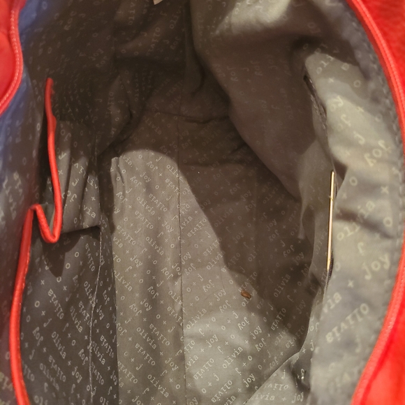 Olivia + Joy Red Tote with Gold Accents - Picture 8 of 11
